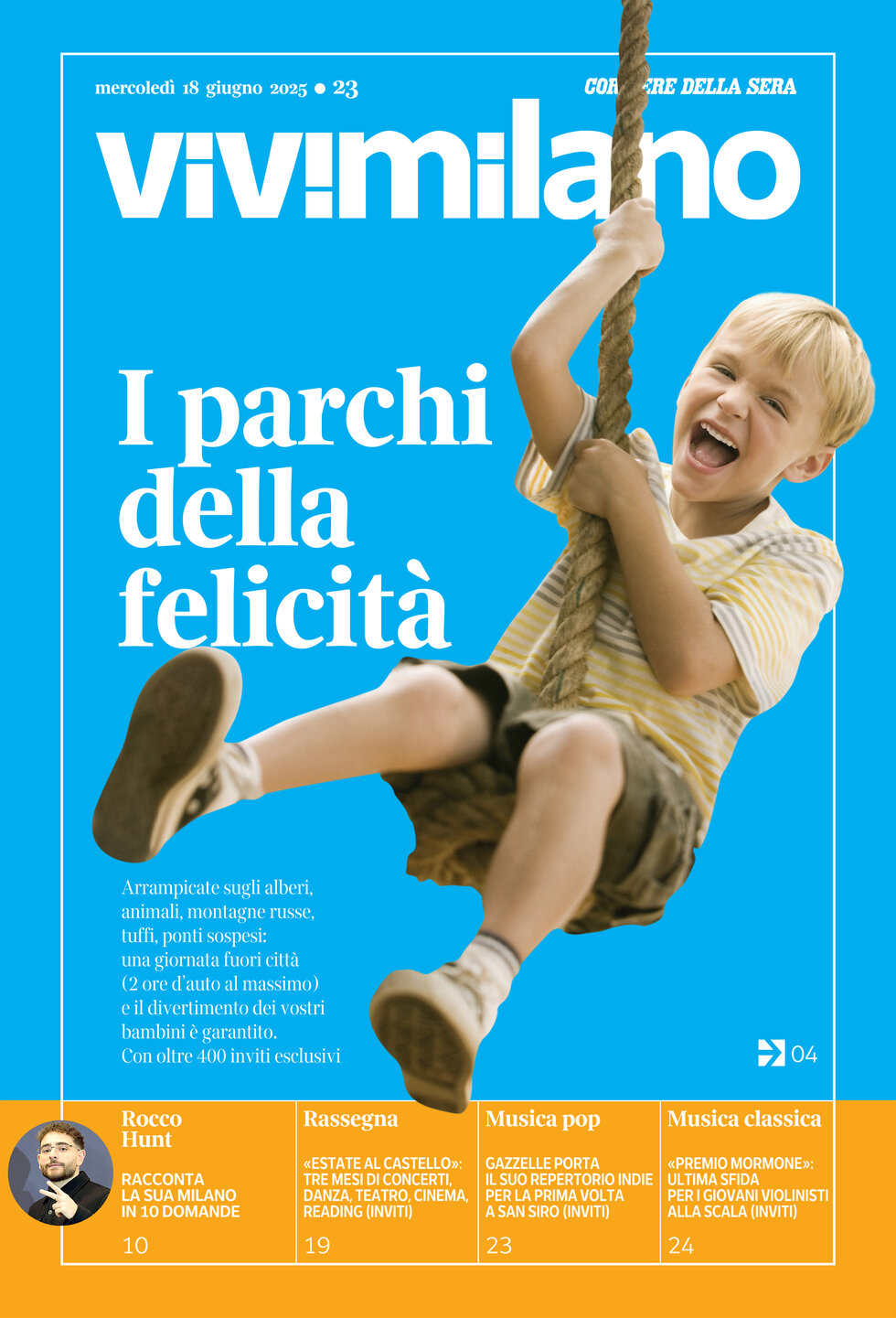 Copertina ViviMilano 18/06/2025