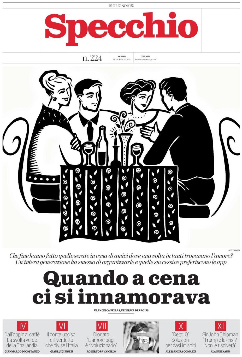 Copertina Specchio 22/06/2025