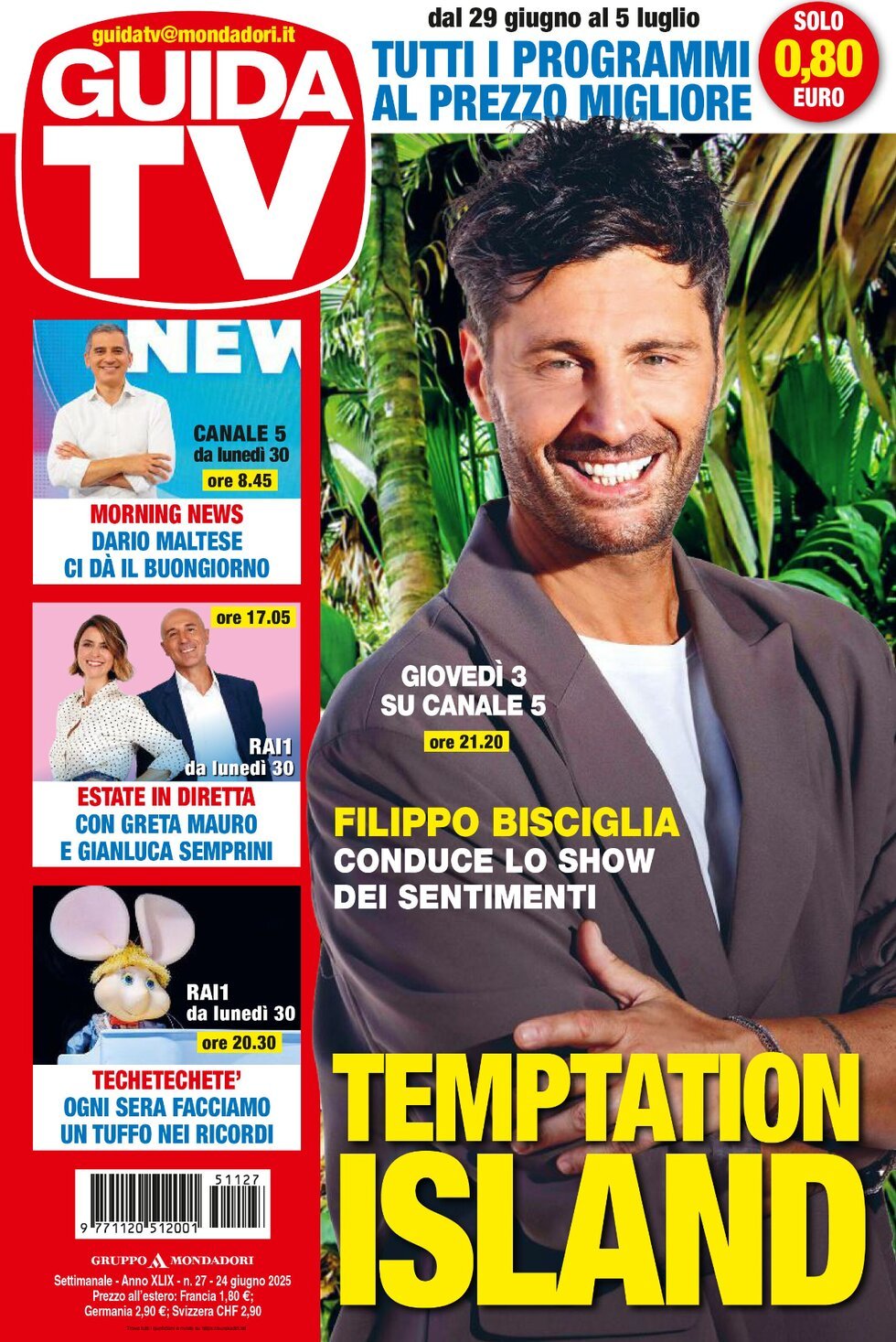 Copertina Guida TV 24/06/2025