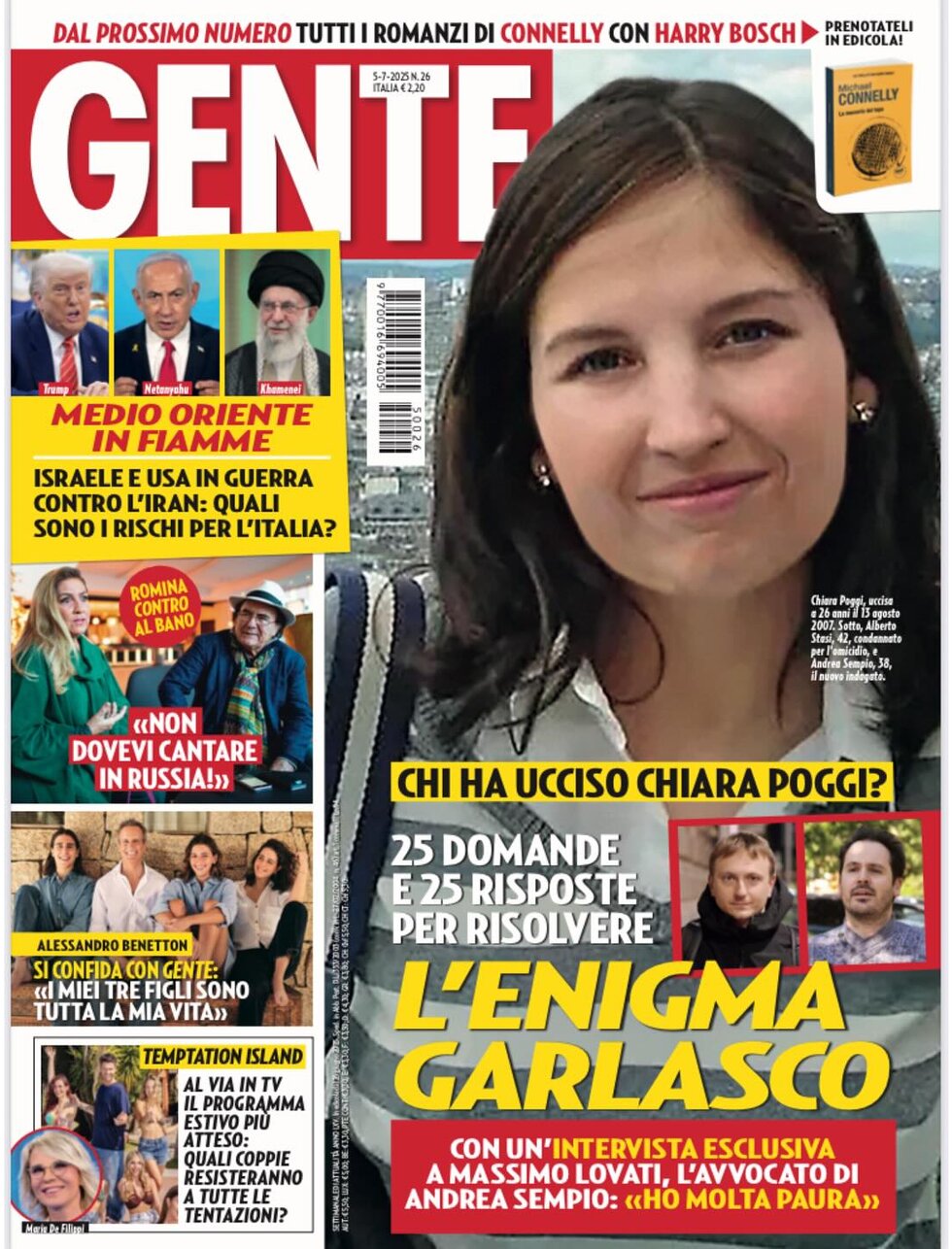 Copertina Gente 27/06/2025