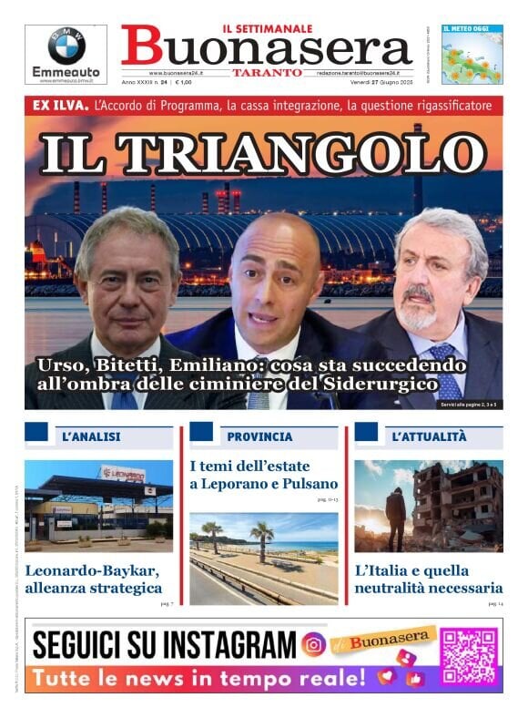 Prima Pagina Buonasera (Taranto) 27/06/2025