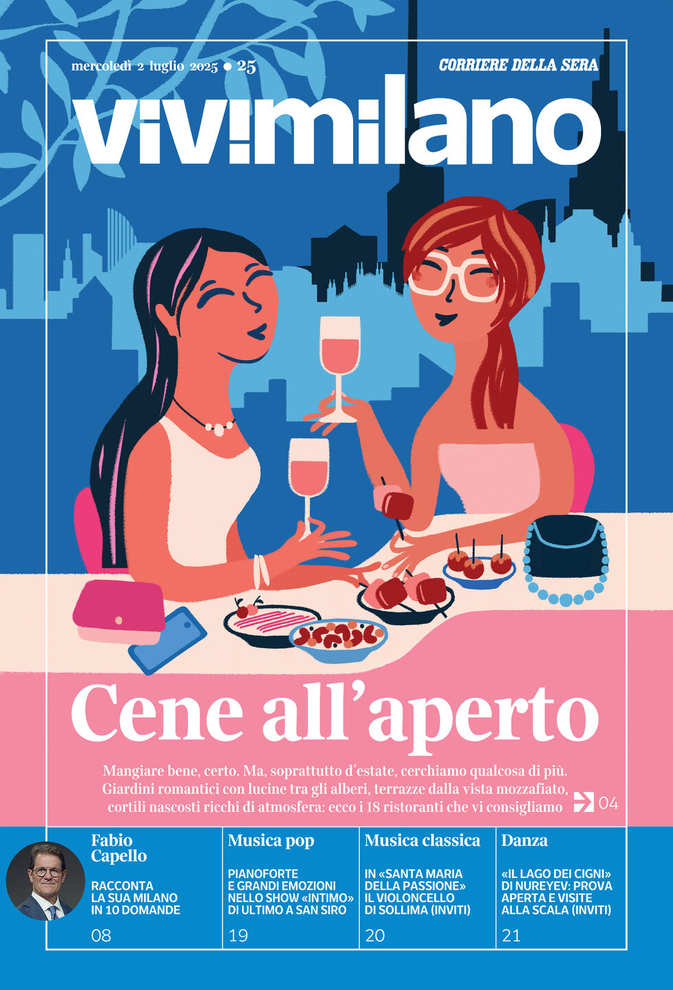 Copertina ViviMilano 02/07/2025