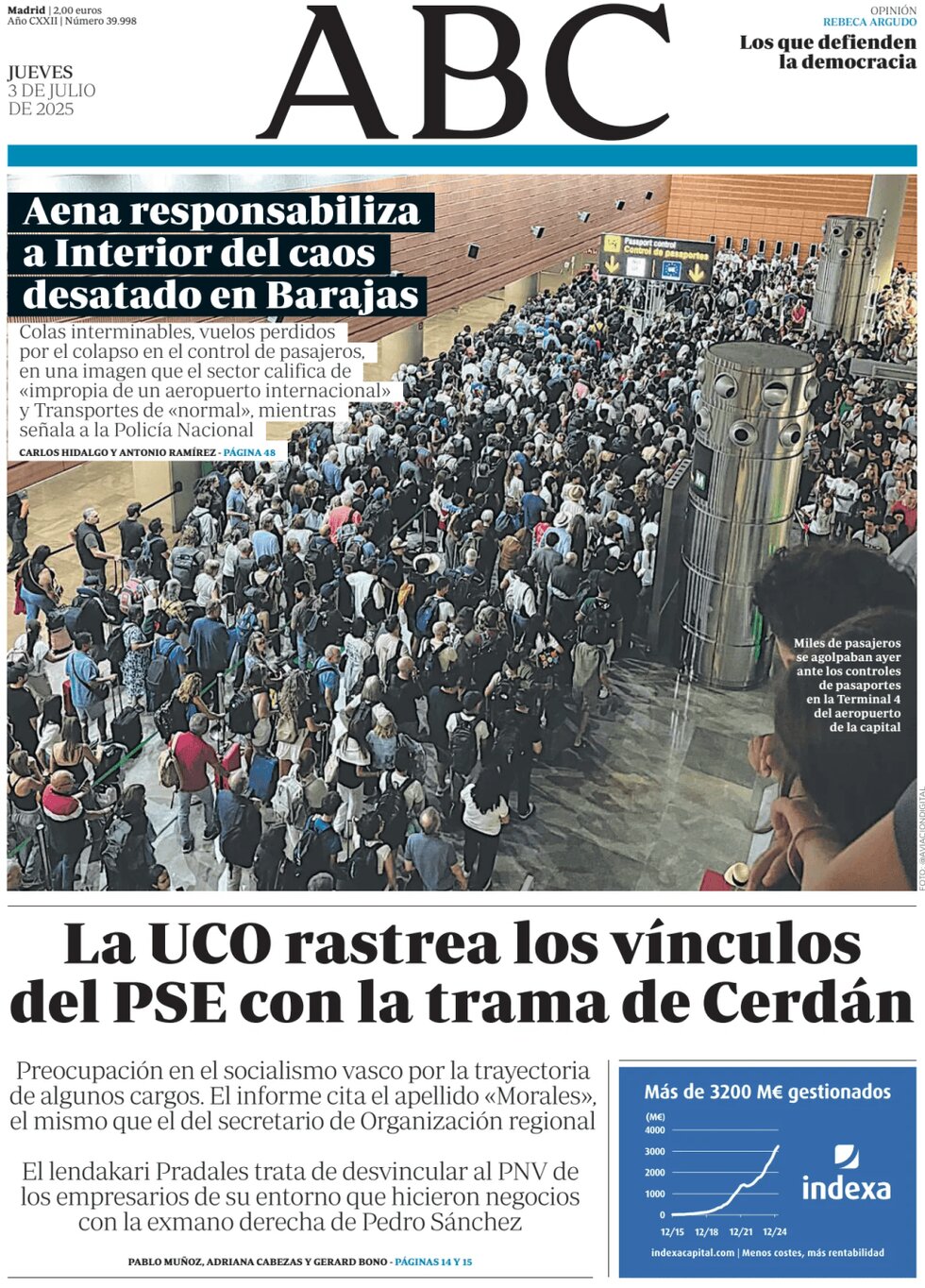 Prima Pagina ABC 03/07/2025