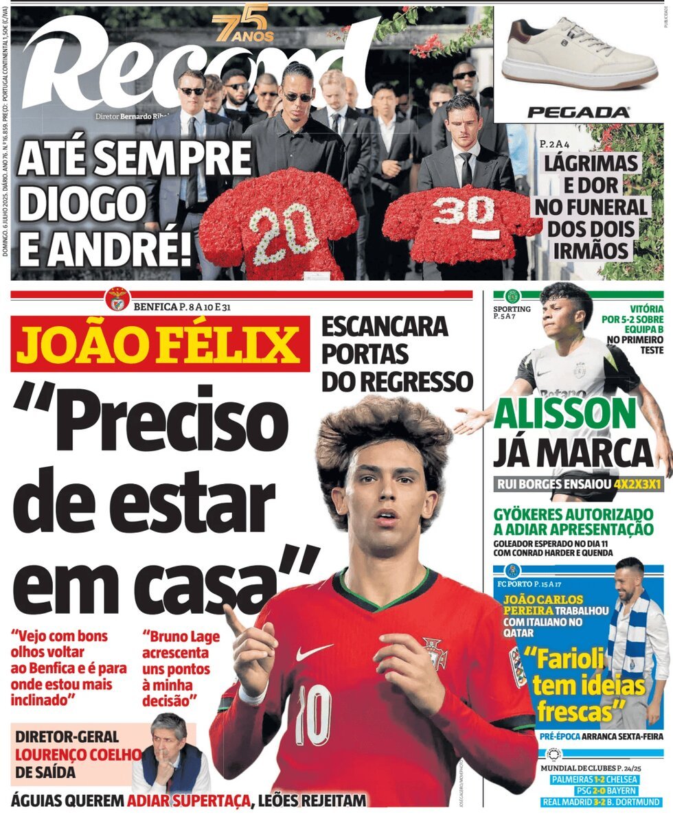 Prima Pagina Record 06/07/2025