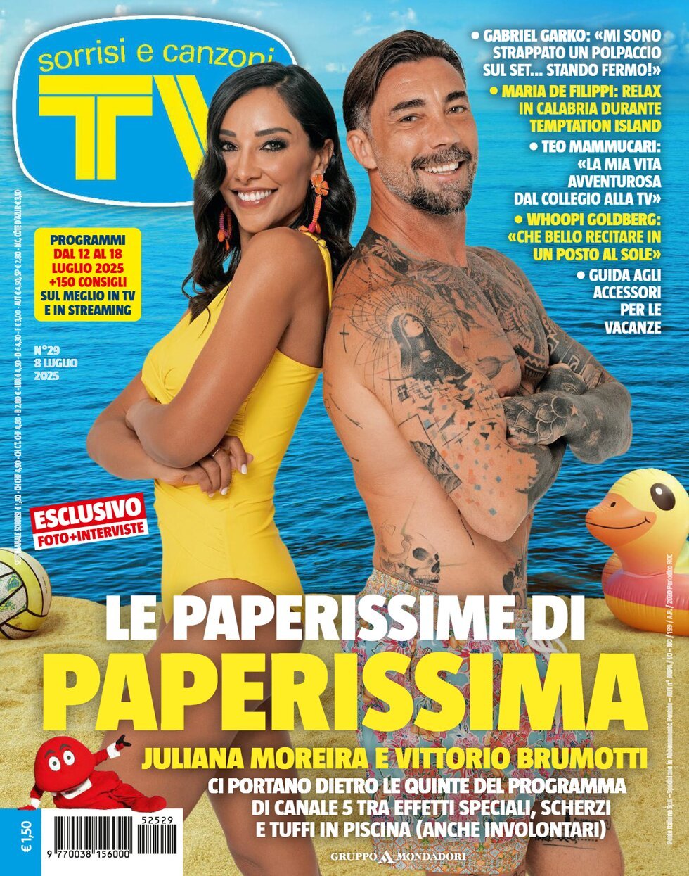 Copertina TV Sorrisi e Canzoni 09/07/2025