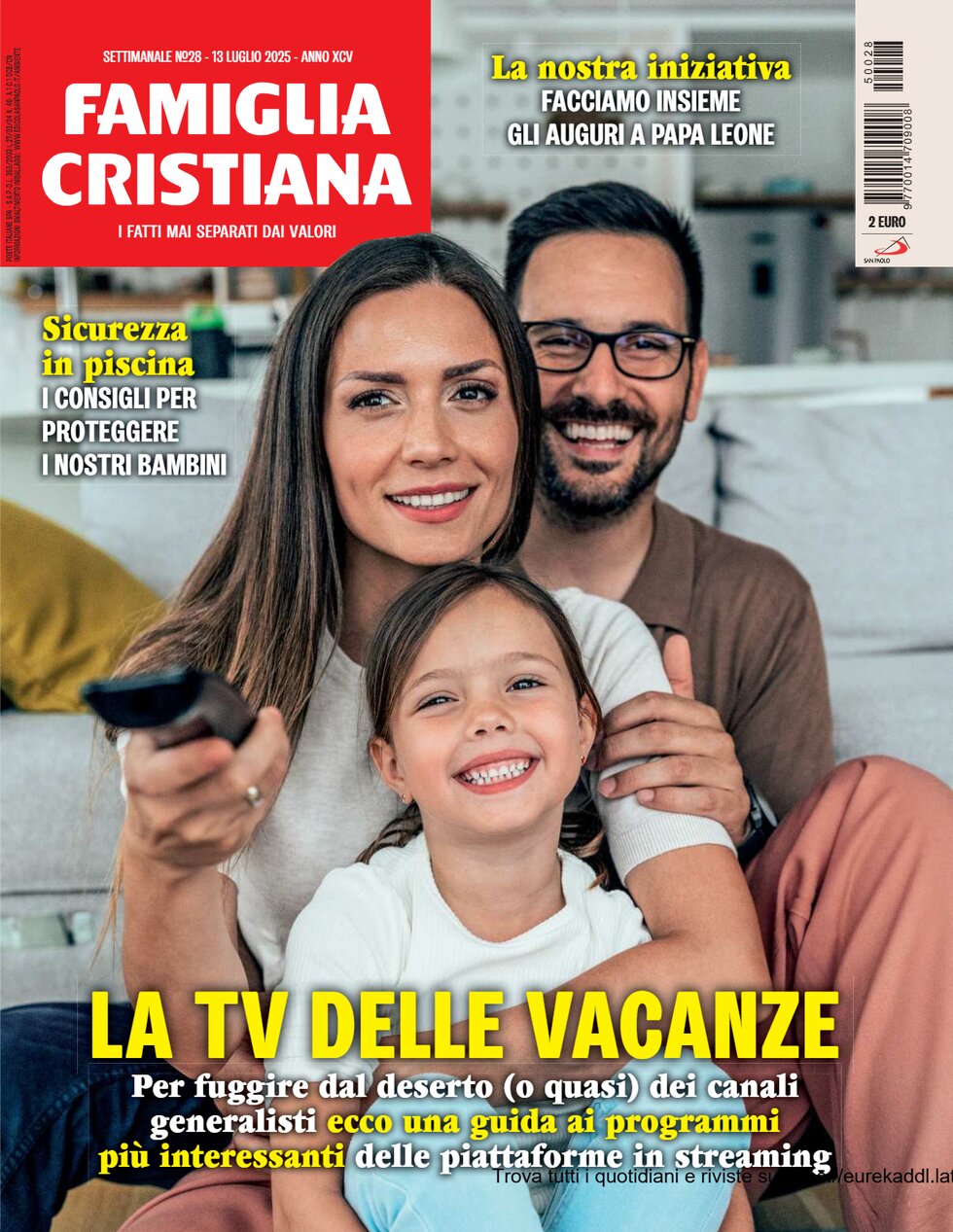 Copertina Famiglia Cristiana 10/07/2025