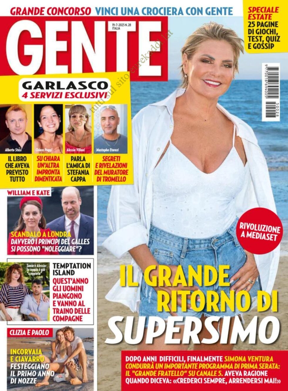 Copertina Gente 11/07/2025