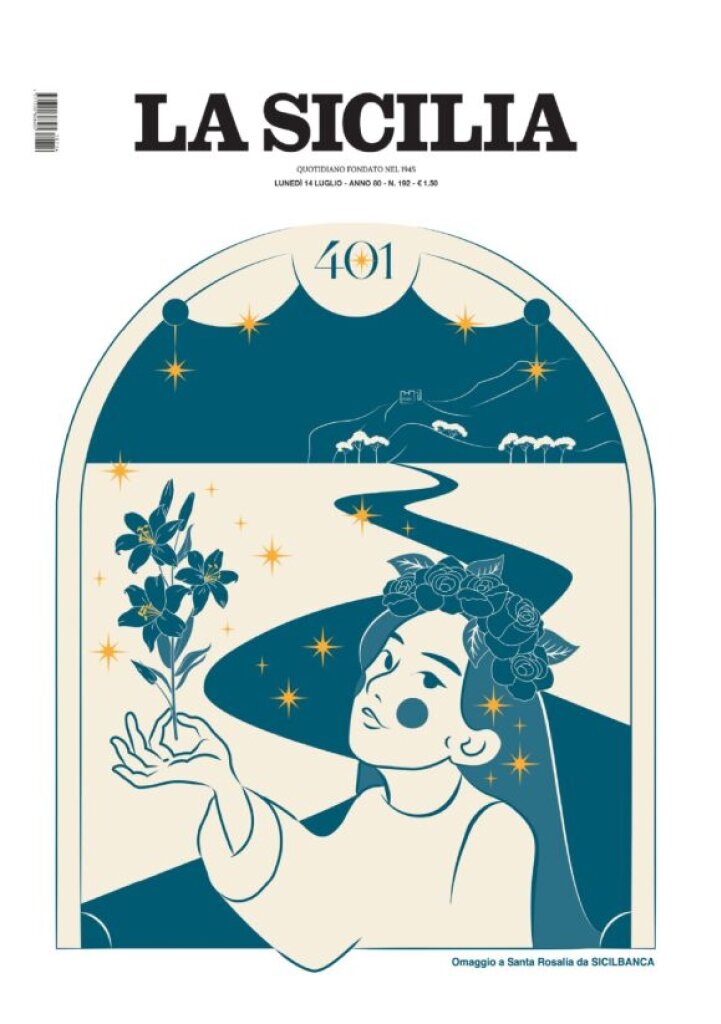 Prima Pagina La Sicilia 14/07/2025
