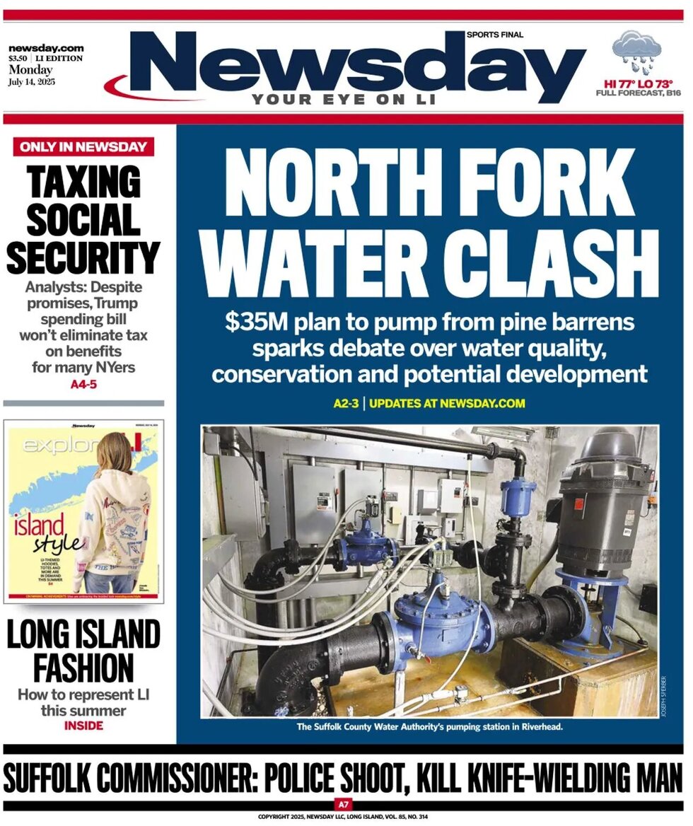 Prima Pagina Newsday 14/07/2025