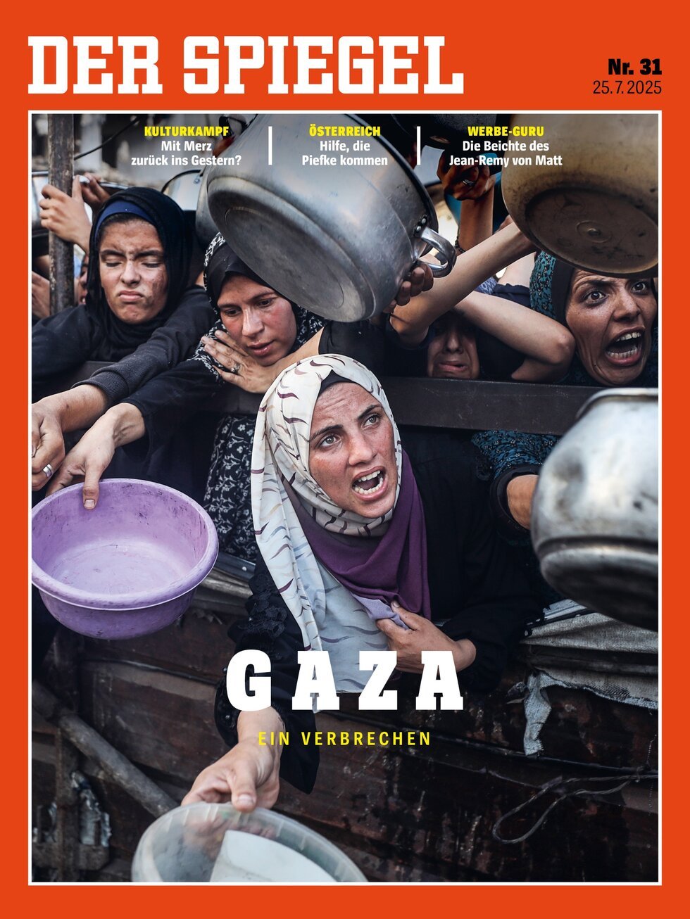 Copertina Der Spiegel 25/07/2025
