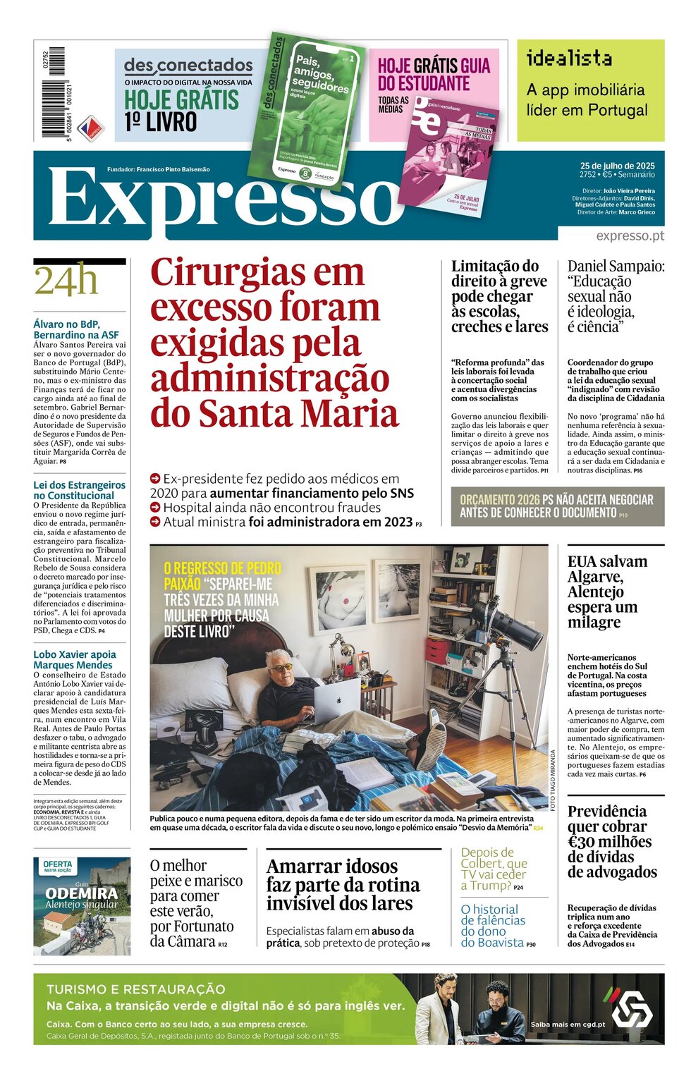 Copertina Expresso 25/07/2025