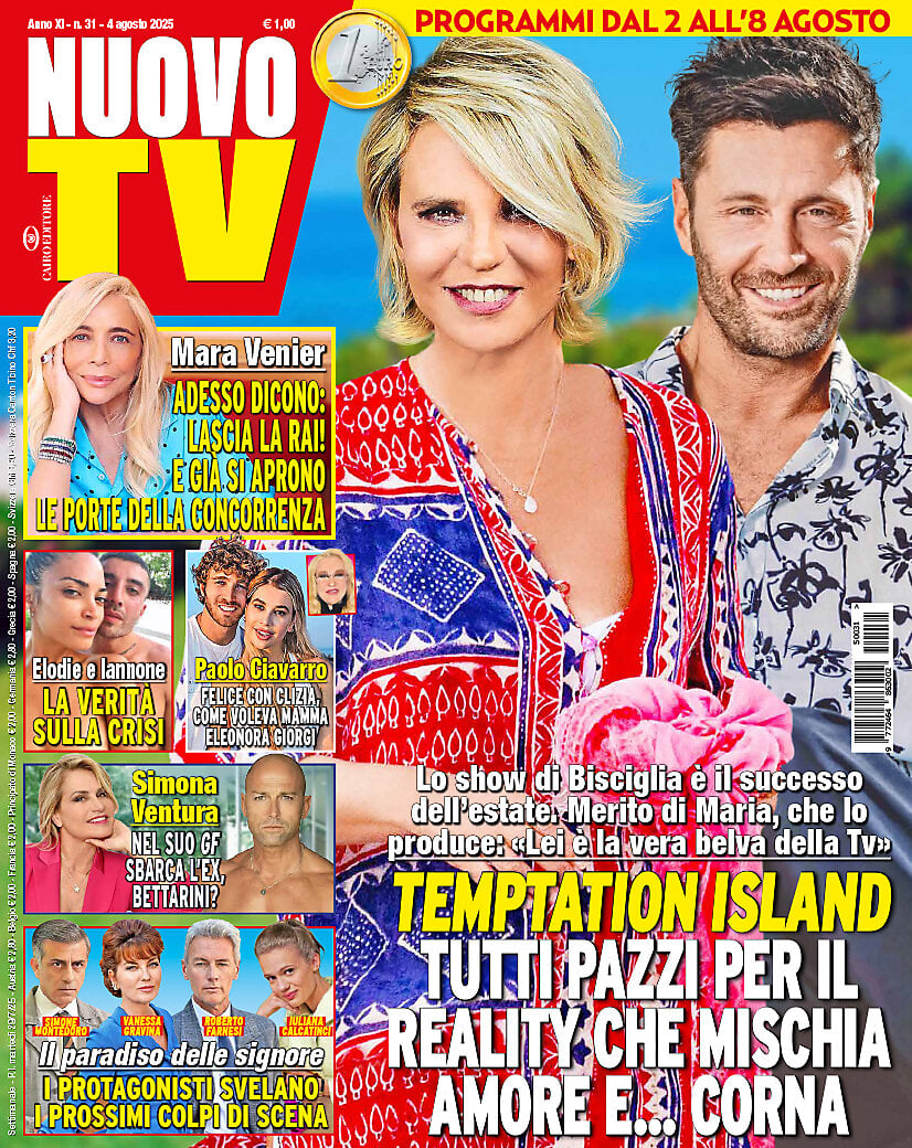 Copertina Nuovo TV 29/07/2025