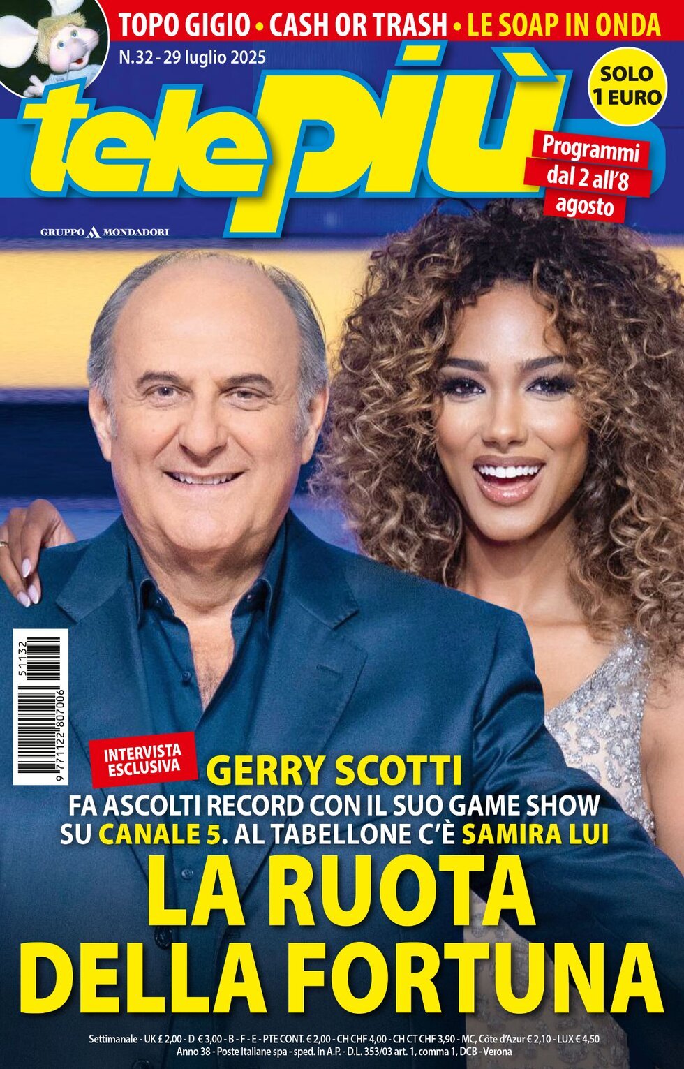 Copertina Telepiù 29/07/2025