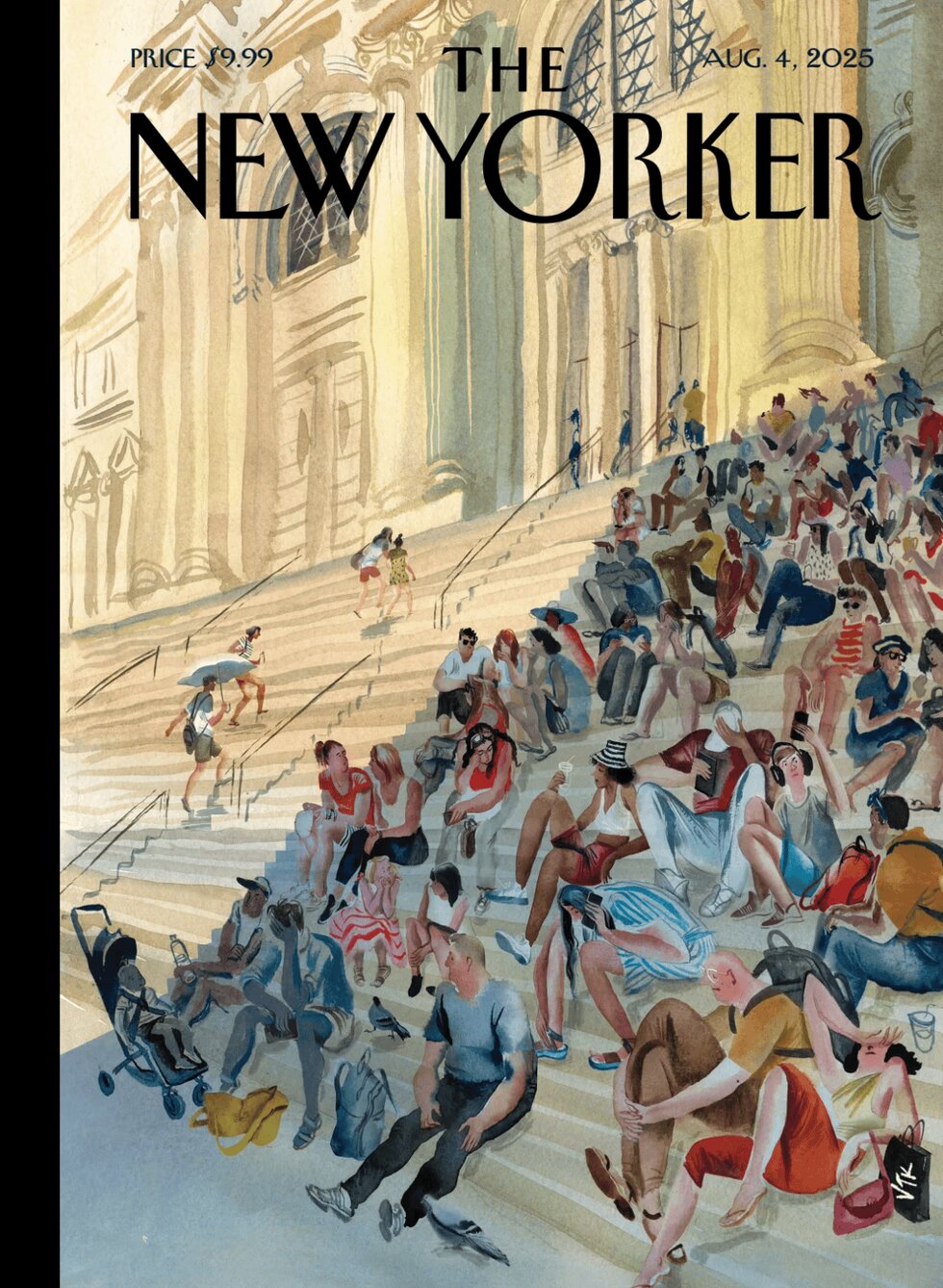 Copertina The New Yorker 04/08/2025
