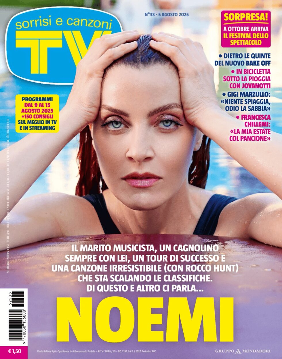 Copertina TV Sorrisi e Canzoni 05/08/2025