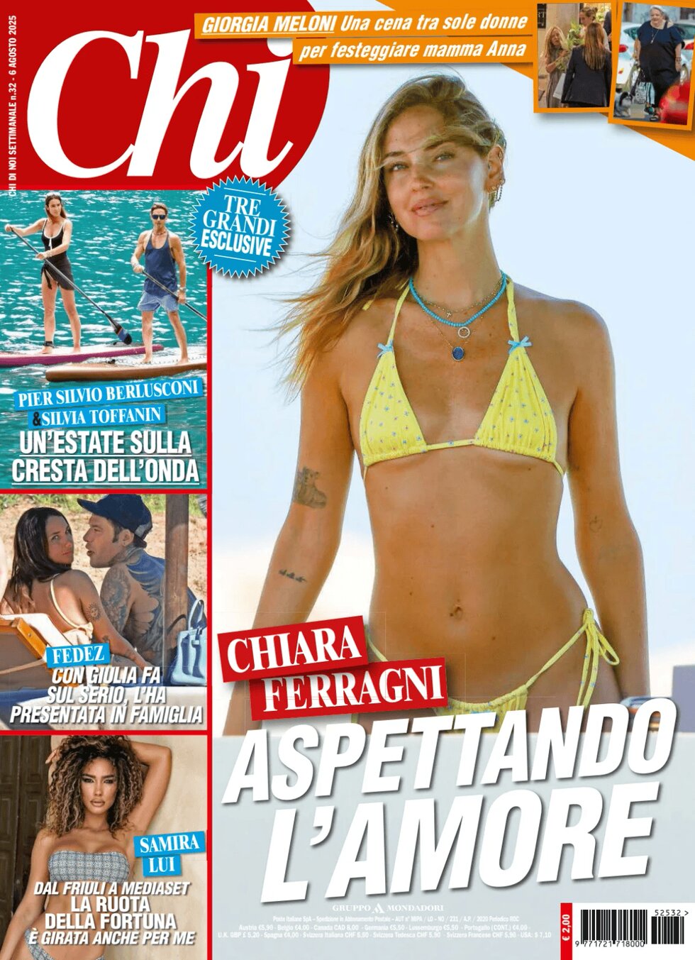 Copertina Chi 06/08/2025