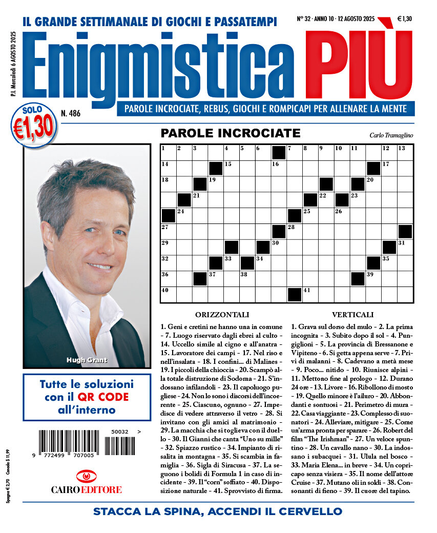 Copertina Enigmistica PIÙ 06/08/2025
