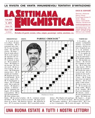 Copertina La Settimana Enigmistica 07/08/2025