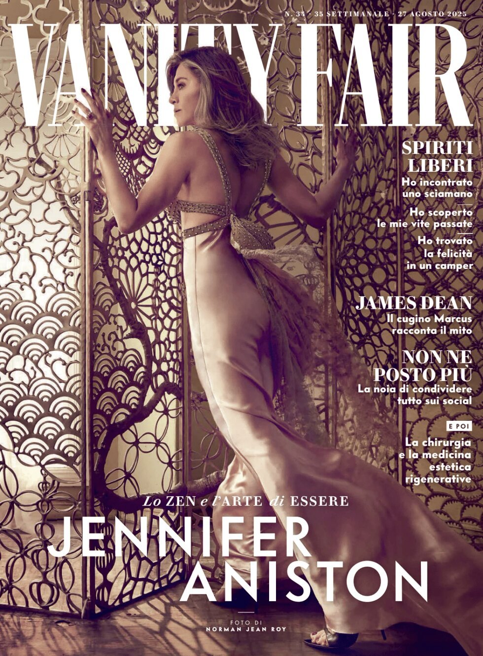 Copertina Vanity Fair (Italia) 13/08/2025
