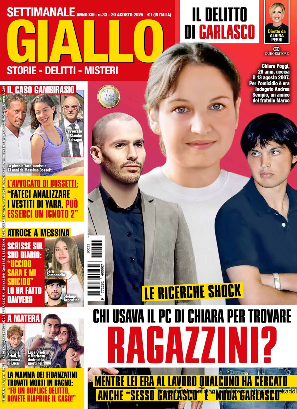 Copertina Giallo 14/08/2025
