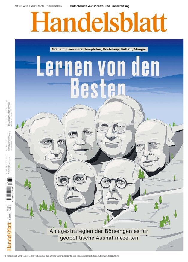Prima Pagina Handelsblatt 17/08/2025