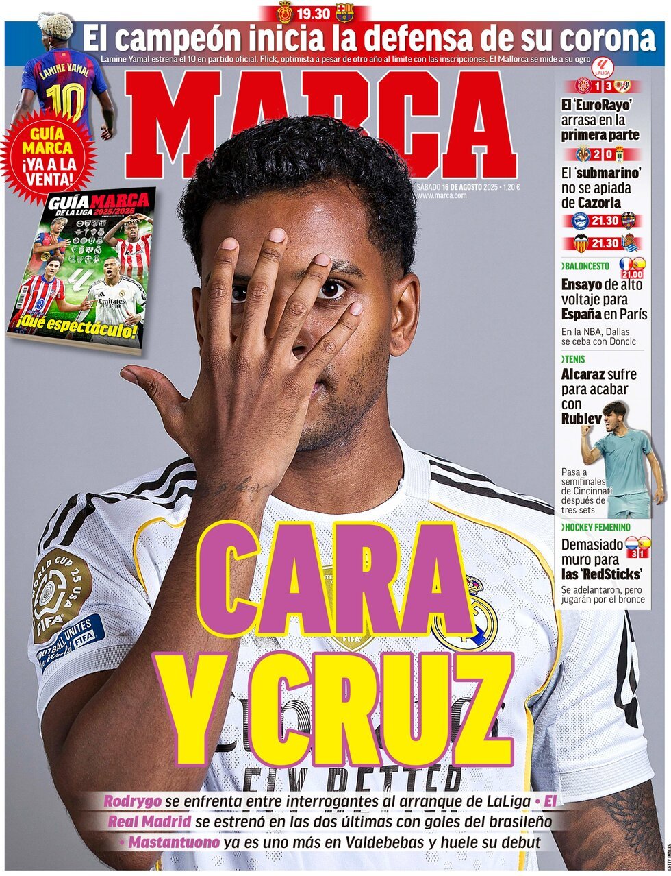 Prima Pagina Marca 16/08/2025