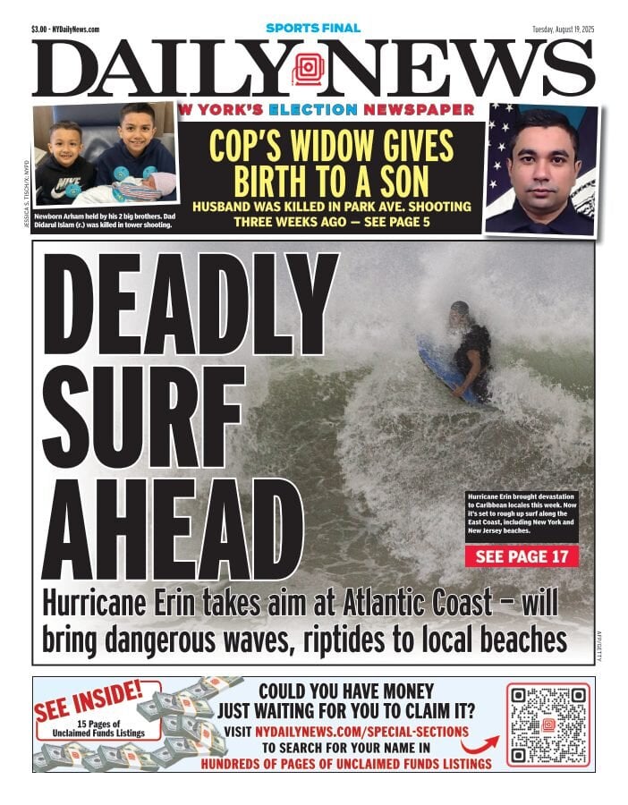 Prima Pagina Daily News (New York) 19/08/2025