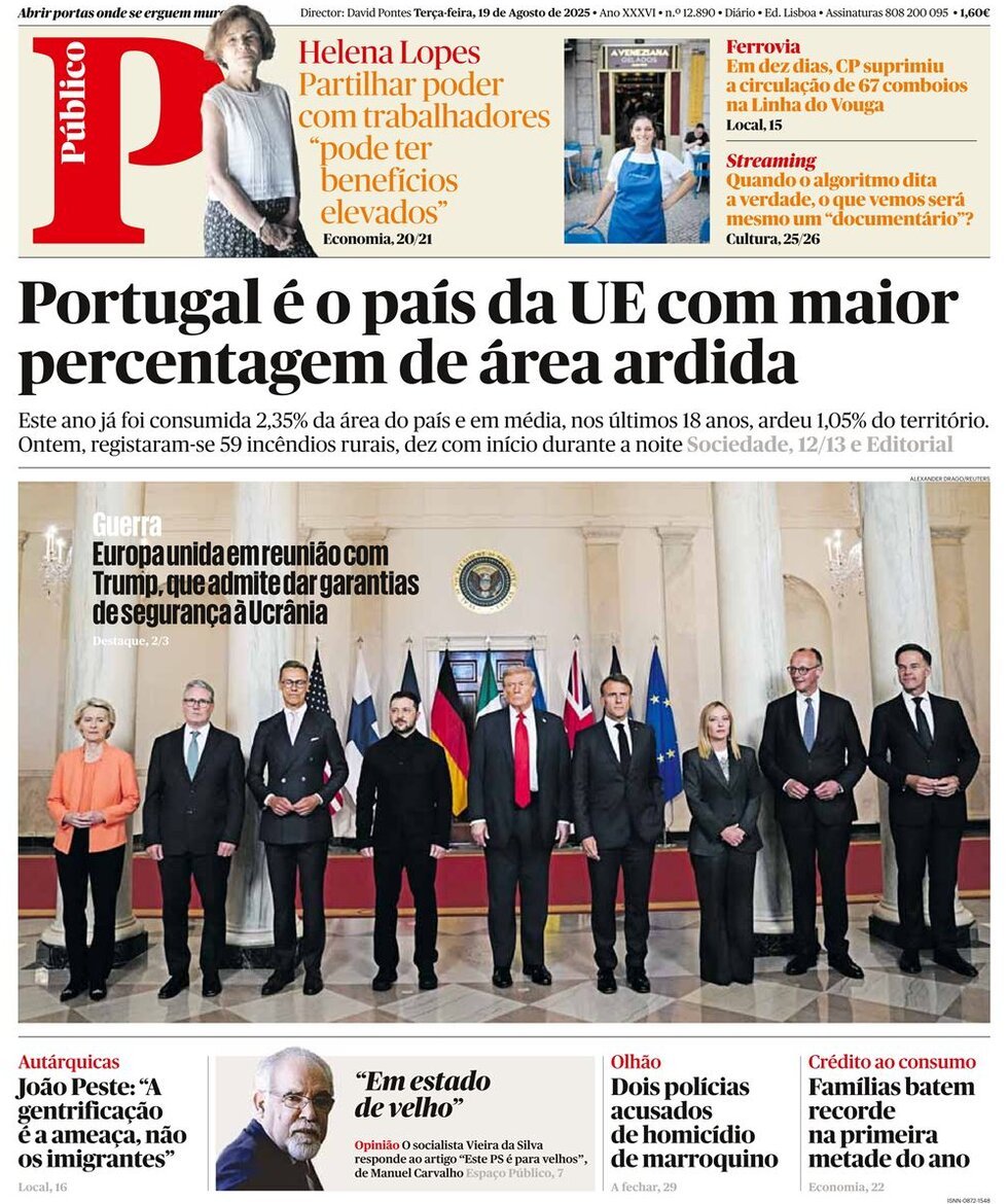 Prima Pagina Público 19/08/2025