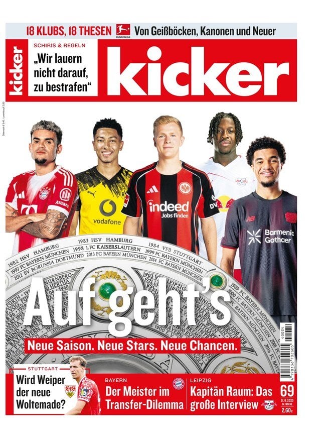 Copertina Kicker 21/08/2025