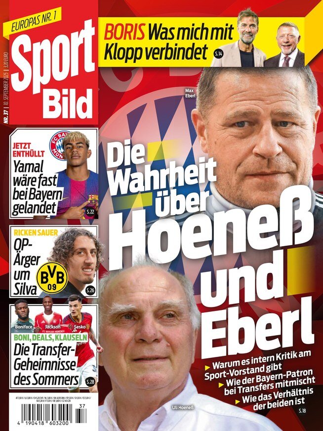 Copertina Sport Bild 11/09/2025