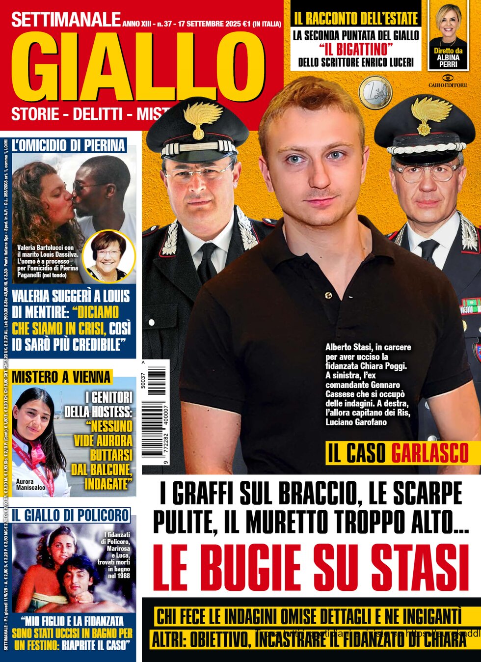 Copertina Giallo 12/09/2025