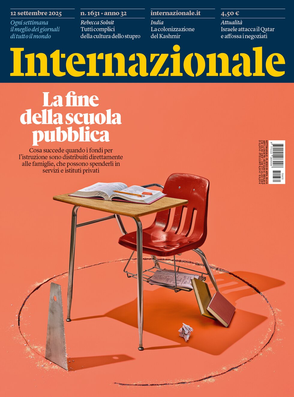 Copertina Internazionale 12/09/2025