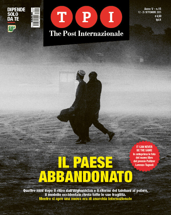 Copertina TPI (The Post Internazionale) 12/09/2025