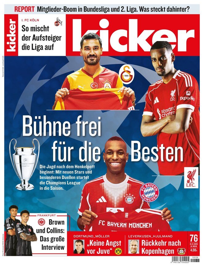 Copertina Kicker 15/09/2025