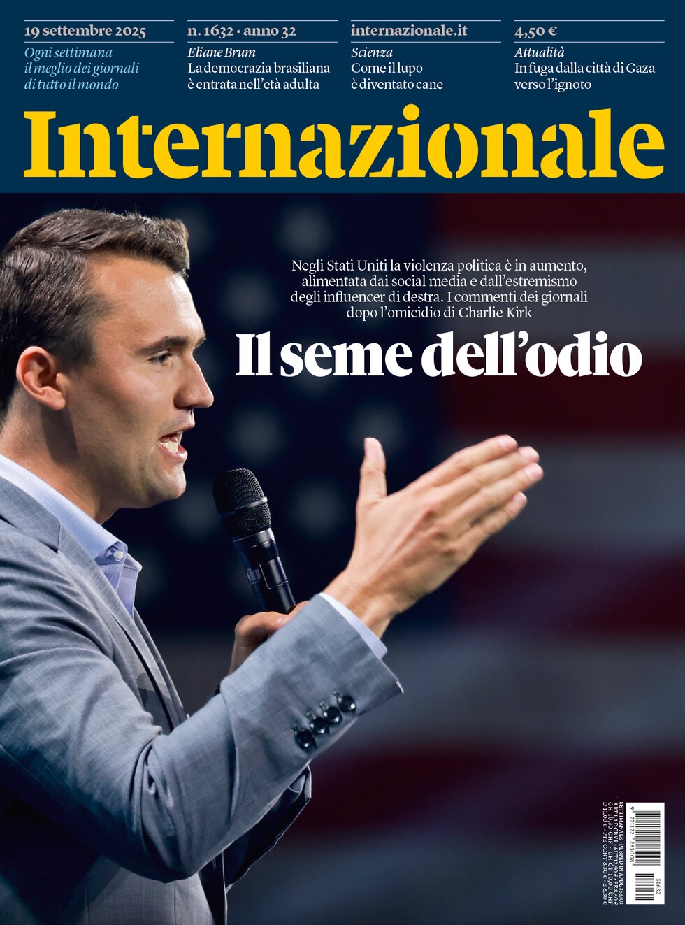 Copertina Internazionale 19/09/2025
