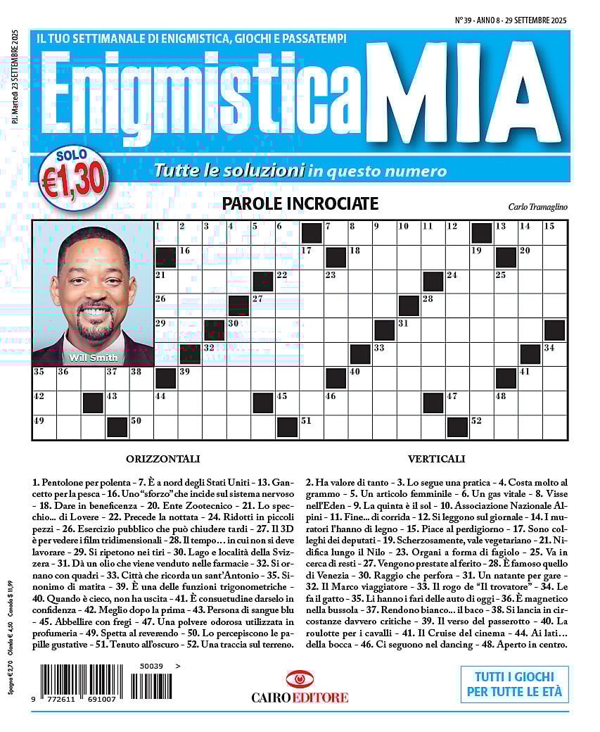 Copertina Enigmistica MIA 23/09/2025
