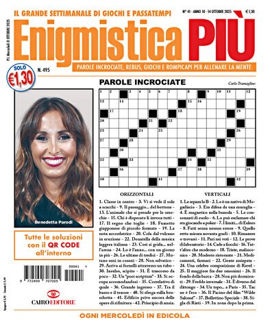 Copertina Enigmistica PIÙ 07/10/2025
