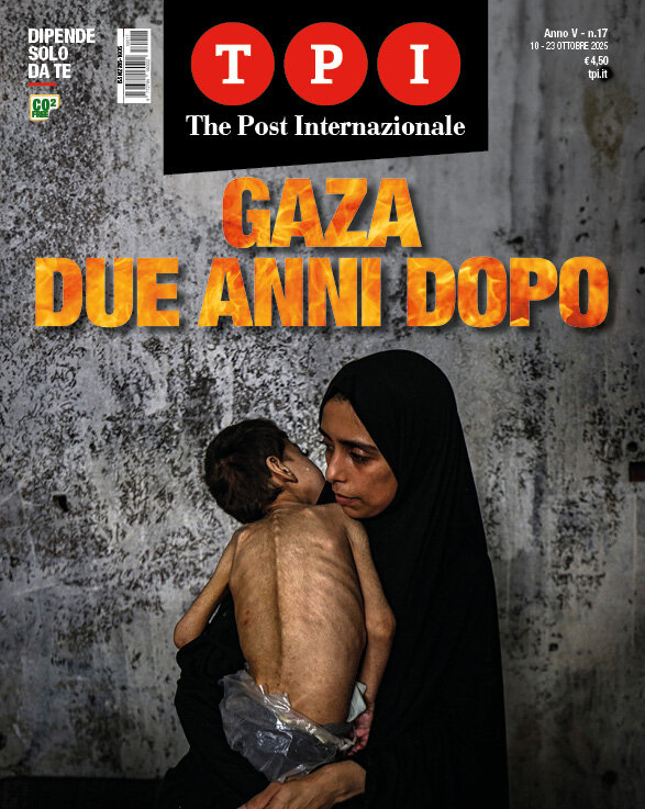 Copertina TPI (The Post Internazionale) 10/10/2025