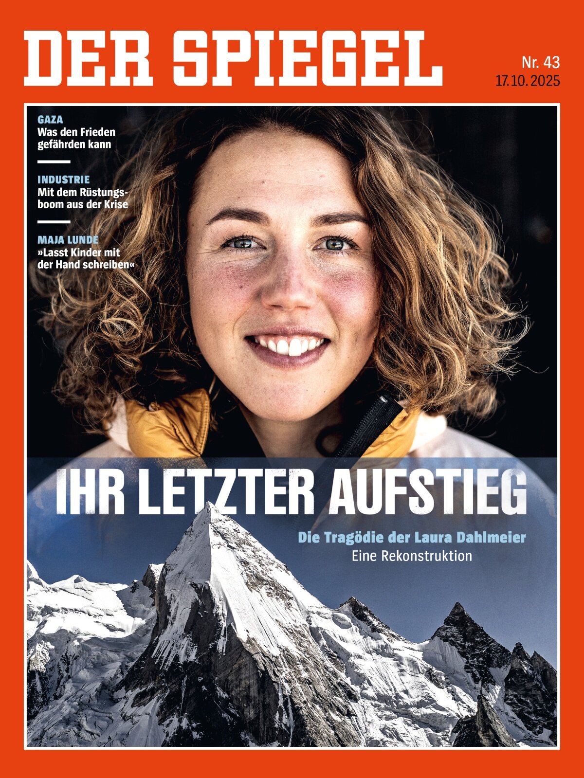 Copertina Der Spiegel 17/10/2025