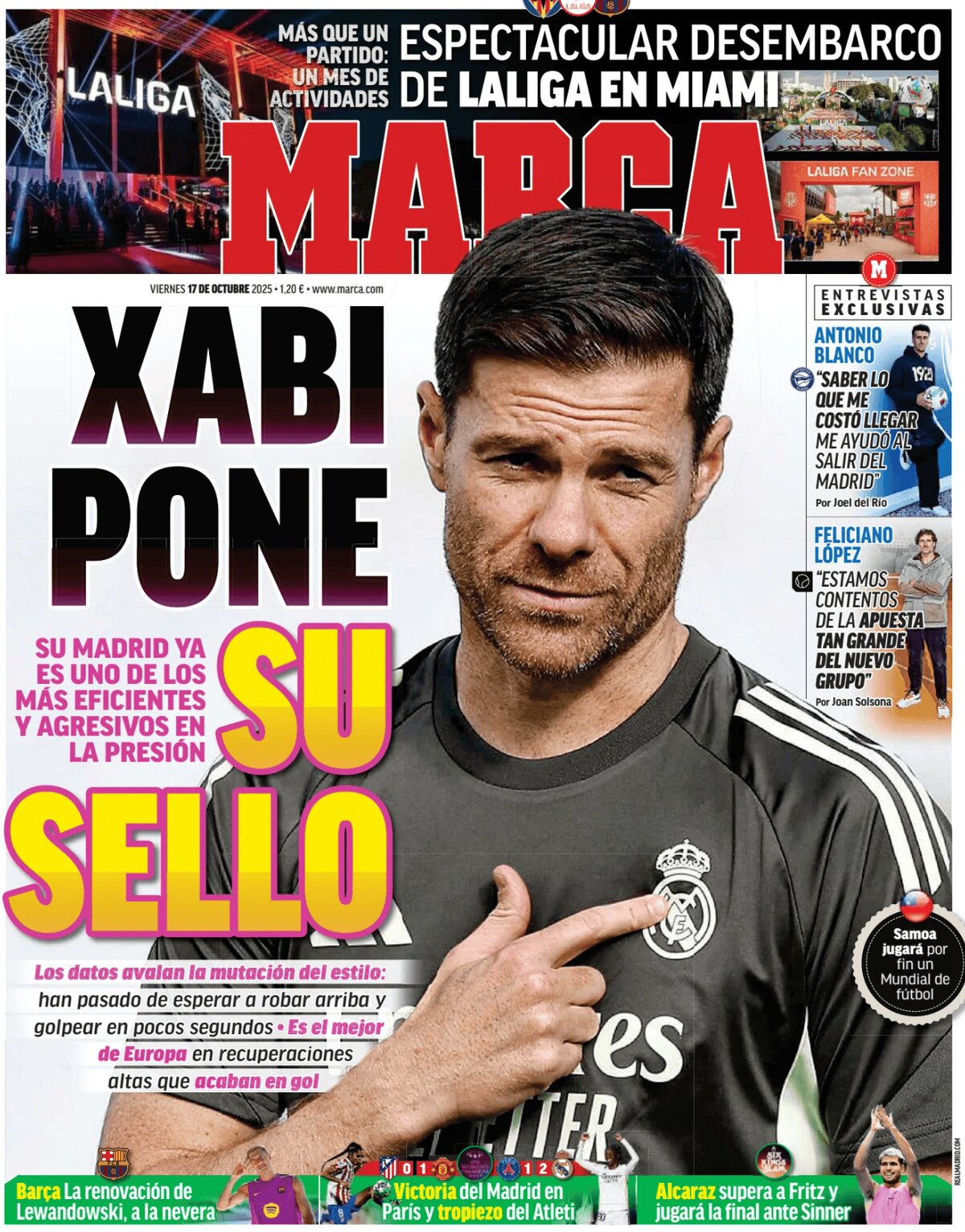 Prima Pagina Marca 17/10/2025