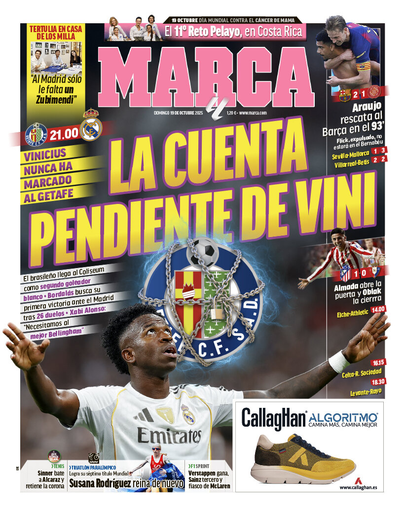 Prima Pagina Marca 19/10/2025