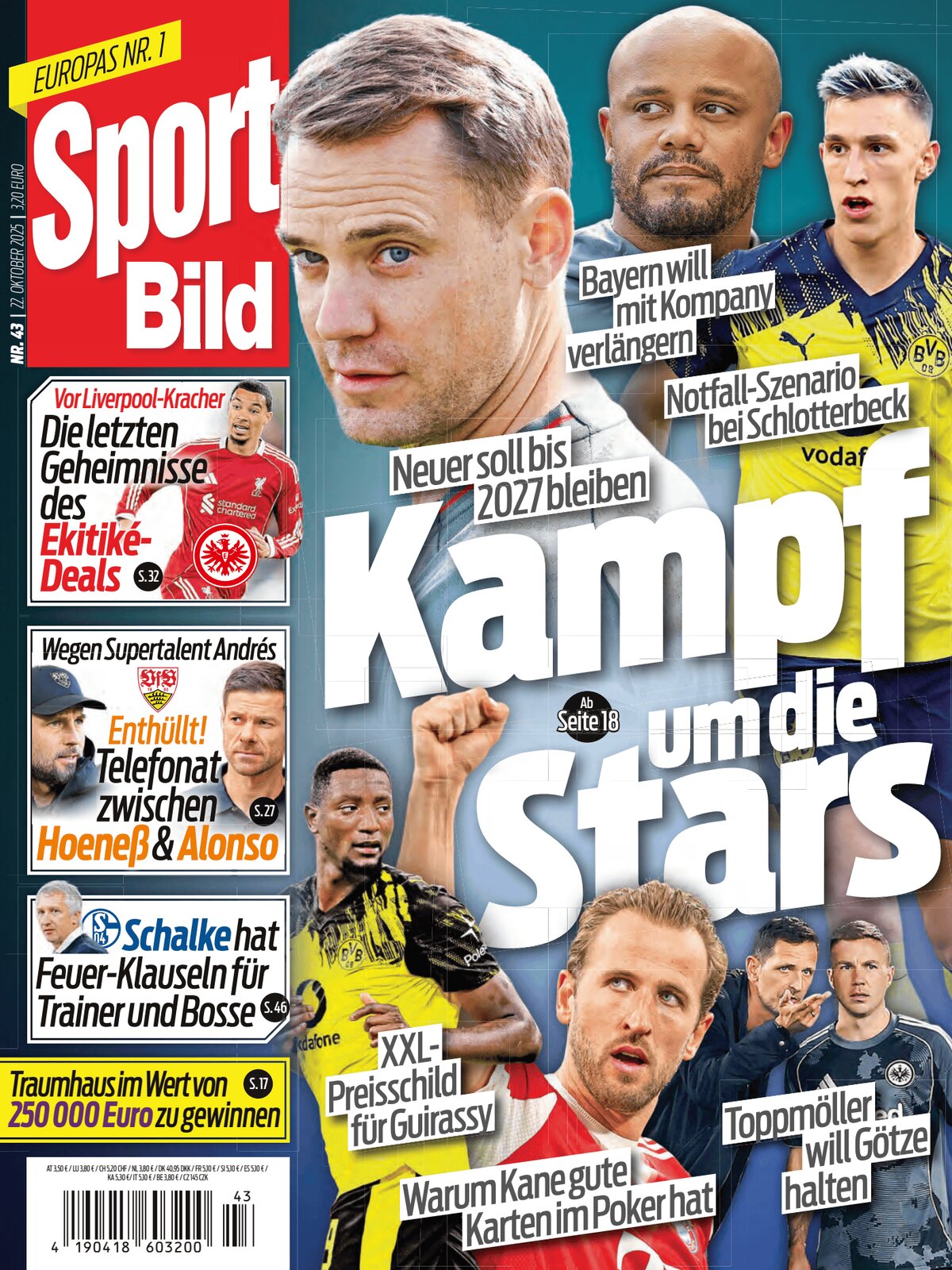 Copertina Sport Bild 22/10/2025