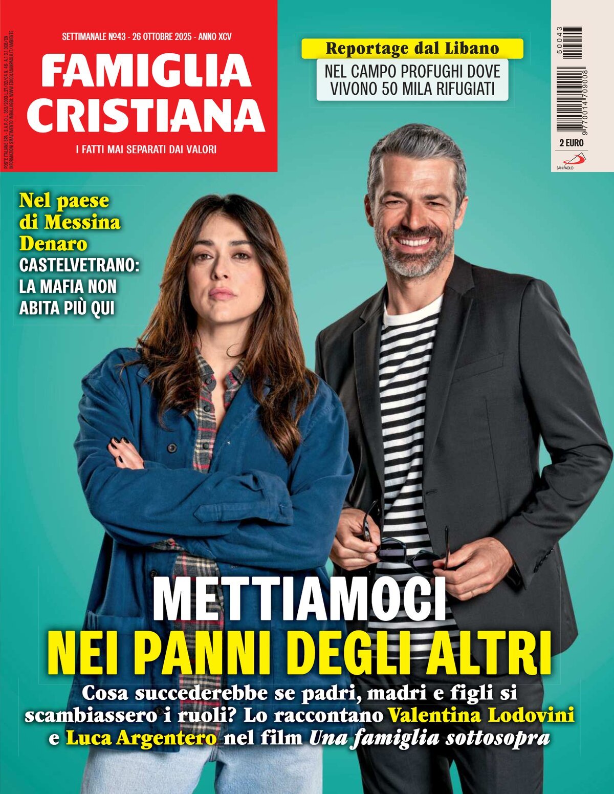 Copertina Famiglia Cristiana 23/10/2025