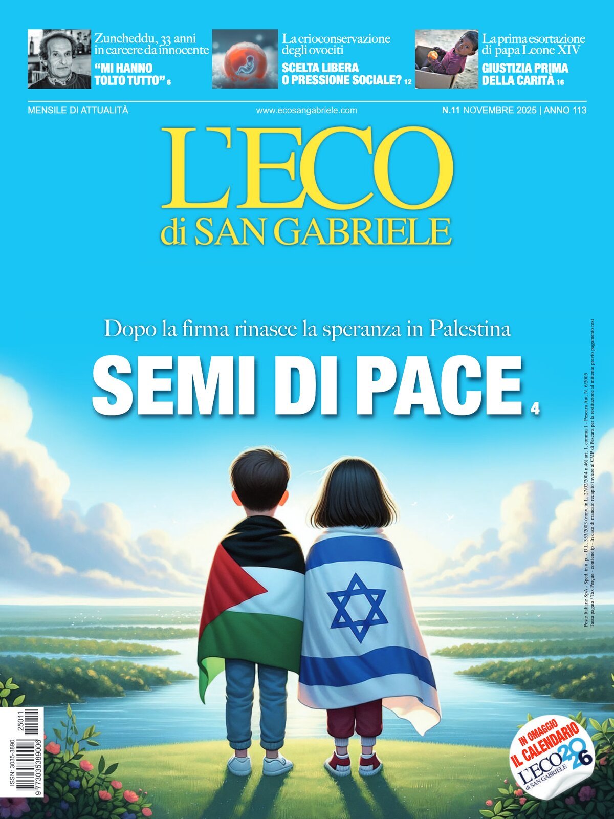 Copertina L'ECO di San Gabriele 01/11/2025
