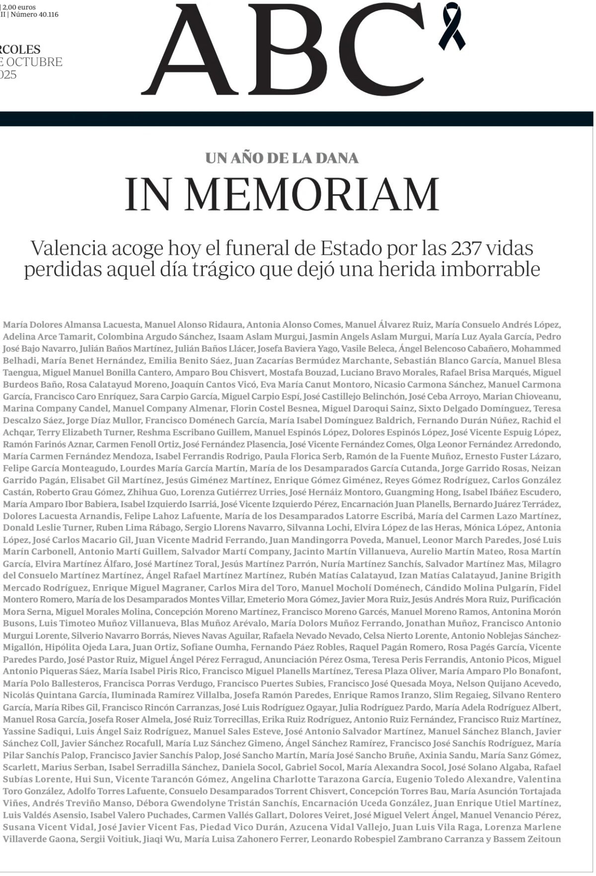 Prima Pagina ABC 29/10/2025