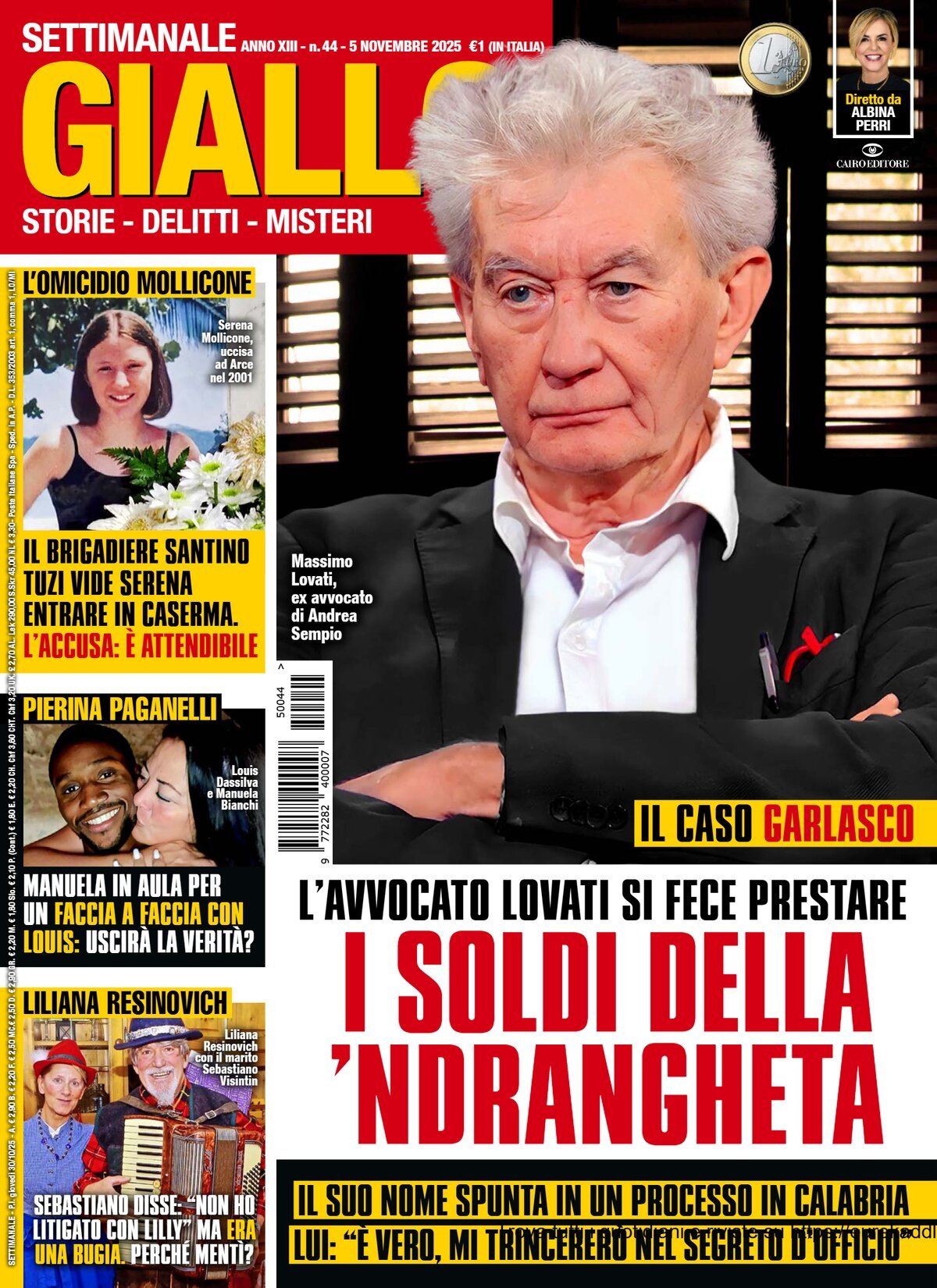 Copertina Giallo 30/10/2025