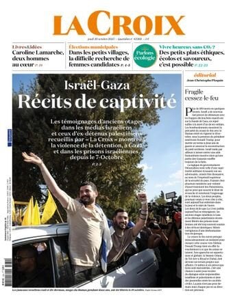 Prima Pagina La Croix 30/10/2025