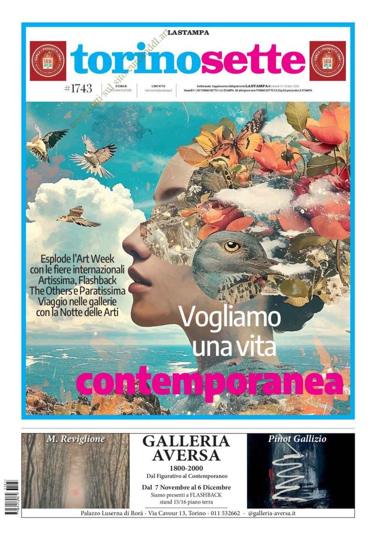 Copertina Torino Sette (La Stampa) 31/10/2025