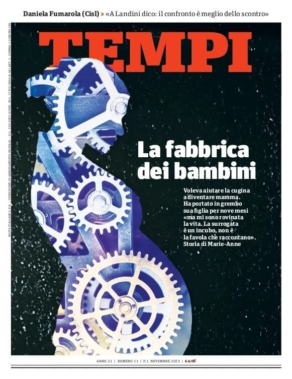 Copertina Tempi 01/11/2025