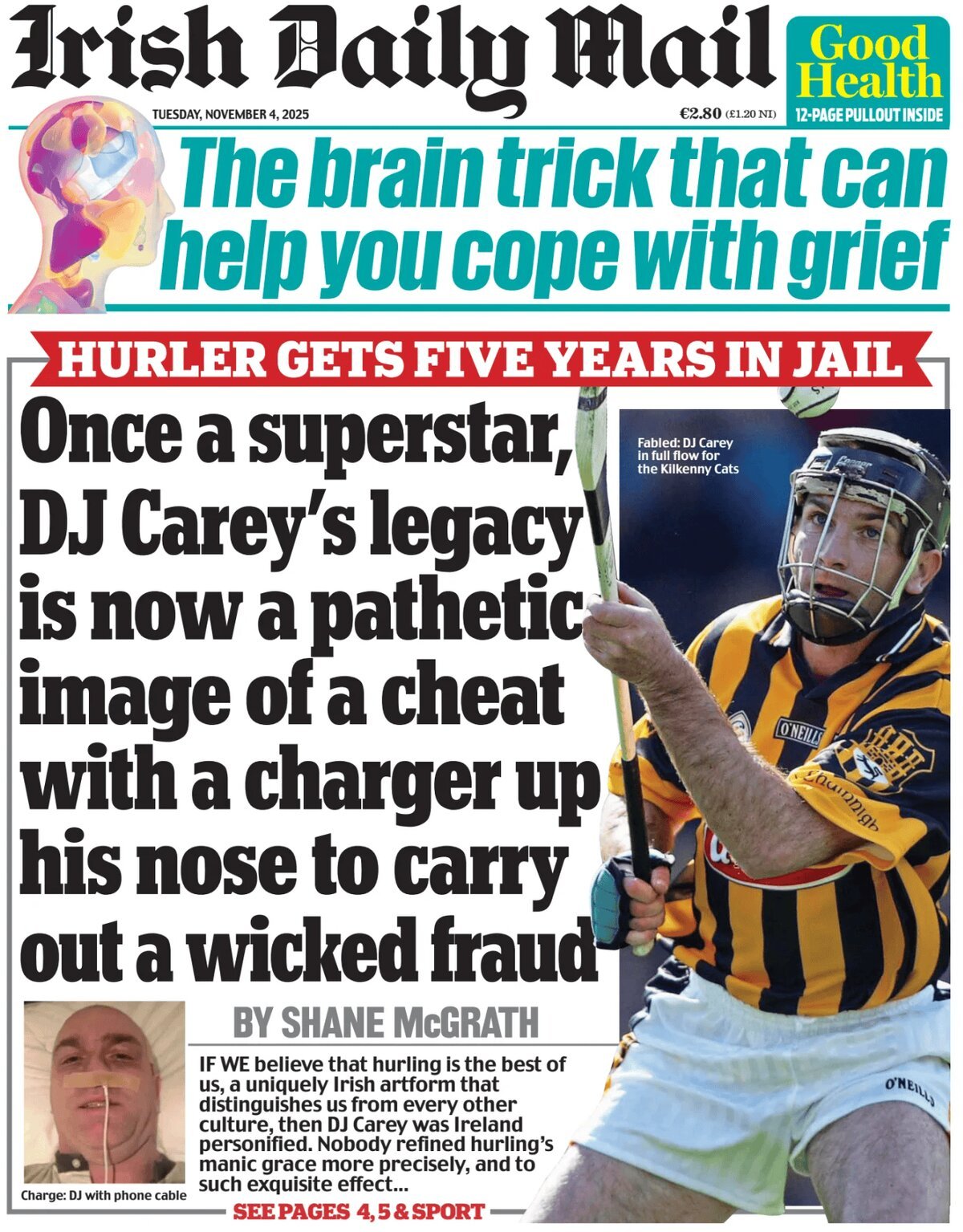 Prima Pagina Irish Daily Mail 04/11/2025